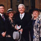 Jim and Audrey Kelly, in London to collect Jims MBE. Their children Brian and Lesley are also in the picture