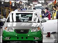 Sản xuất xe hơi Hyundai