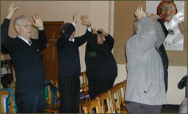 Sing Live rehearsal
