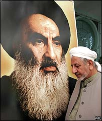 پوستر آيت الله سيستانی