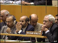 Delegações de vários países no primeiro dia da assembléia-geral da ONU