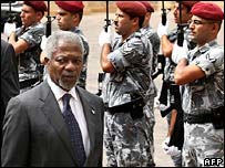 Paz no Líbano exigirá 'concessões dolorosas', diz Annan