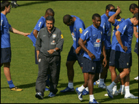 Torcedora brasileira na Alemanha