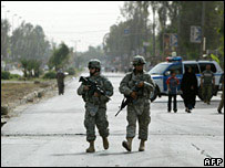 Bağdat'ta Amerikan askerleri