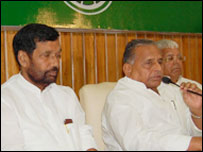 मुलायम सिंह, लालू प्रसाद, राम बिलास 