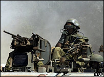  7 اگست 2006 کو اسرائیلی فوجی لبنان سرحد پر