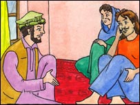 گل خان ، شير محمد و شکريه