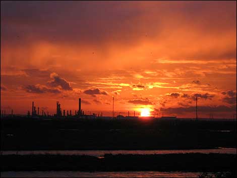 Sunset over Canvey Island