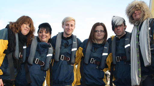 Chris and his friends