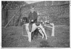 Roger and Spark, one of his hounds