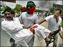 Chở người bị thương