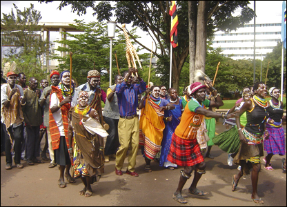A colourful mix of styles in this parade