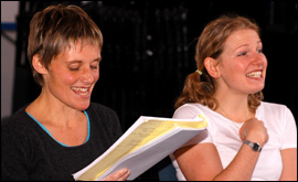 Last minute rehearsals!