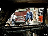 Bir bombalı saldırı sonrası 