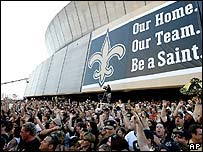 Reabertura do estádio Superdome, em Nova Orleans
