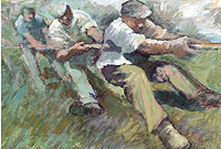 Dynion cryfion Cwrt y Cadno