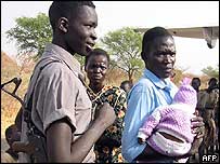 Ülkenin güneyindeki SPLA milisleri