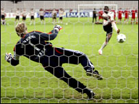 football shoot-out