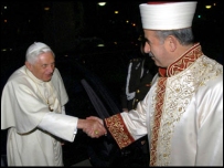 Papa 16'ıncı Benediktus ve Diyanet İşleri Başkanı Ali Bardakoğlu