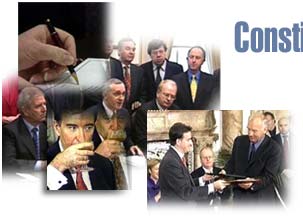 Montage of images relating to Constitutional Issues