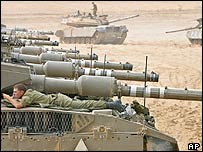 İsrail tankları