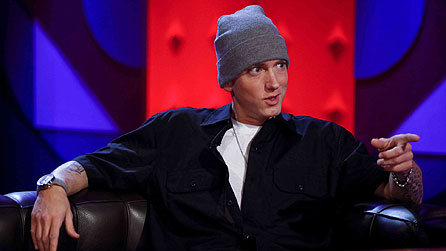 Eminem on Friday Night With Jonathan Ross (image: BBC/Hot Sauce/Brian J Ritchie)