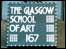 Sign for The Glasgow School of Art. Photo courtesy of The Glasgow School of Art.