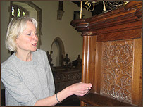 Caroline Davidson in Beyton Church