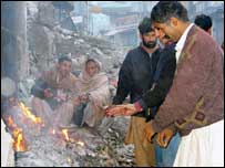  زلزلہ علاقے سردی