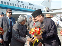 राष्ट्रपति कलाम और मुख्यमंत्री ग़ुलाम नबी आज़ाद