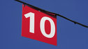 A colourful number 10