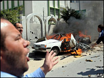 اتومبيل يکی از رهبران فلسطينی