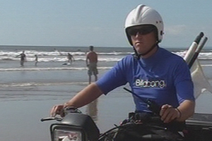 A typical season for the lifeguards on patrol at Porthcawl's Rest Bay in South West Wales. 