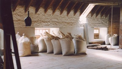 Milled flour from Golspie Mill, Sutherland, Scotland