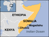 Карта Сомалі