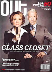 Capa da revista 'Out'