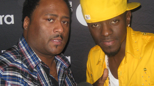 Backstage at Sting 2009