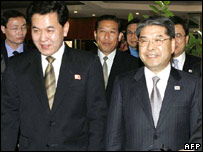 Bộ trưởng bộ Thống nhất của Hàn Quốc cùng đối tác Bắc Hàn