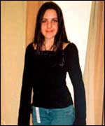 Claire trying on clothes