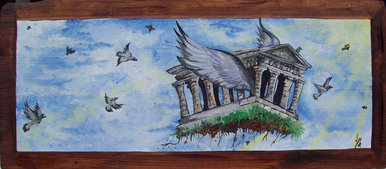 Penshaw Monument flying free