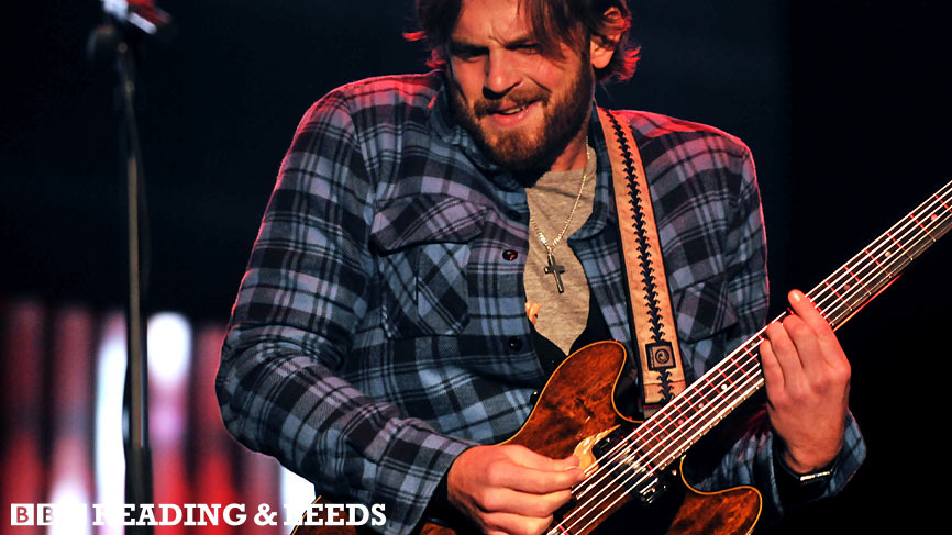 Kings of Leon performing live at Reading 2009