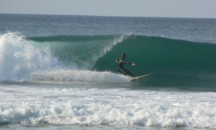 Joe doin' what Joe does best. Christmas Day 06, Portugal steeze. Pic: Amy Williams