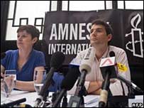 Họp báo của Ân xá Quốc tế
