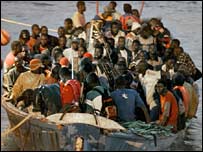 Afrikalı kaçak göçmenler