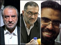 حسین صمصامی،مهدی هاشمی،حمید بهبهانی(عکس ها از خبرگزاری های مهر و فارس)