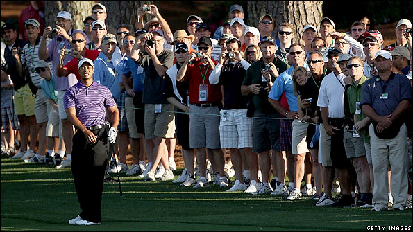 Tiger Woods at Augusta