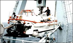 Speciální britská záchranná ponorka LR5