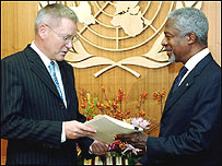 Detlev Mehlis ve Kofi Annan
