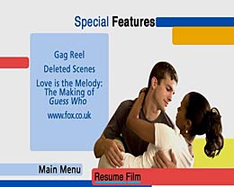 Guess Who DVD main menu