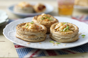 Coronation prawn vol au vents